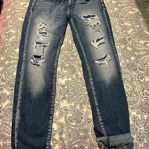 Mid Rise Skinny Kan Kan Distressed Jeans. 2/$20 Jeans